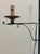 Antique Early 20th Century American Wrought Iron Bridge Arm Floor Lamp For Sale - Image 9 of 18