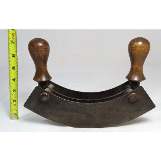 Antique Double Blade Professional Chefs Kitchen Food Chopper Circa Late 19th Century For Sale - Image 10 of 13