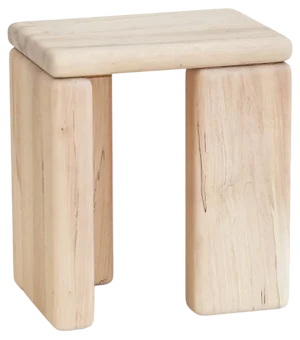 Timber Stool in Maple by Onno Adriaanse