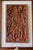 Mid-Century Modern Vintage Southeast Asian Carved Teak Elephant, House & Temple Relief on Silk For Sale - Image 3 of 15