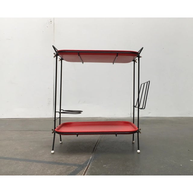 Mid-Century German String Style Bar Table For Sale - Image 12 of 18
