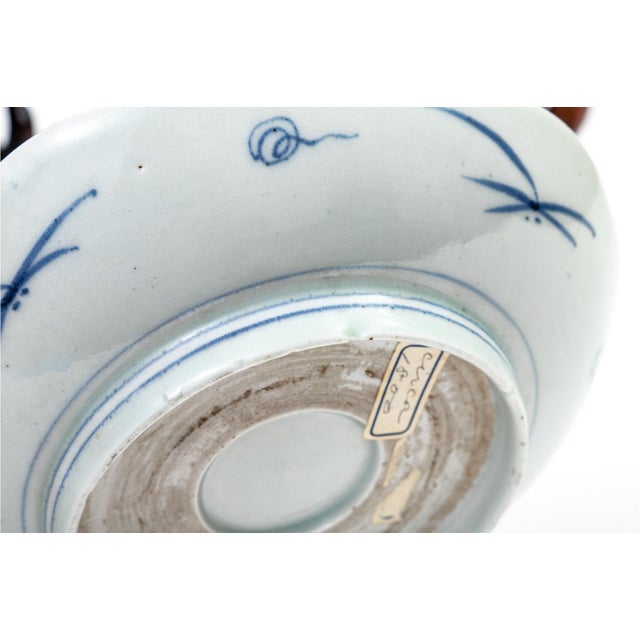 Antique 19th Century Chinese Blue and White Porcelain Qilin Dishes - A Pair For Sale - Image 12 of 13