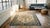 1870s Beige Medallion Floral Antique Chinese Ningxia Rug 5'0" X 8'0" Handknotted Wool Carpet For Sale - Image 9 of 9
