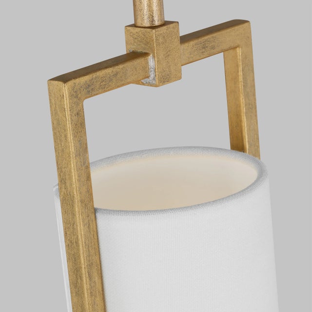 Visual Comfort Thom Filicia by Visual Comfort Studio Sherwood 1-Light Mini Pendant in Coastal Gild For Sale - Image 4 of 5