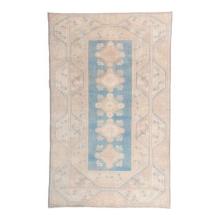 Vintage Turkish Oushak Rug, 06'06 X 10'04 For Sale
