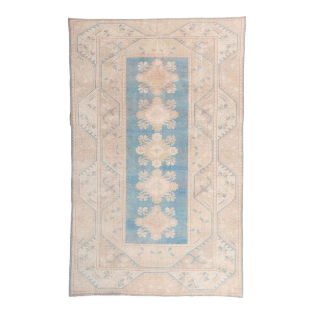 Vintage Turkish Oushak Rug, 06'06 X 10'04 For Sale