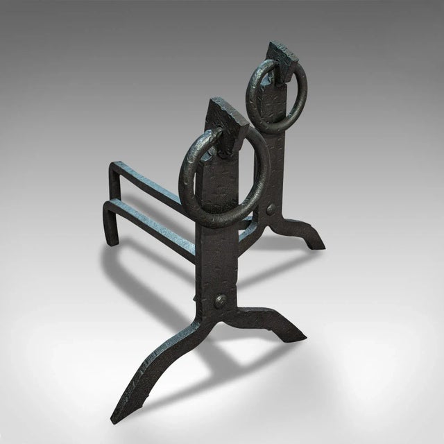 Victorian Antique Cast Iron Fire Basket For Sale - Image 4 of 13