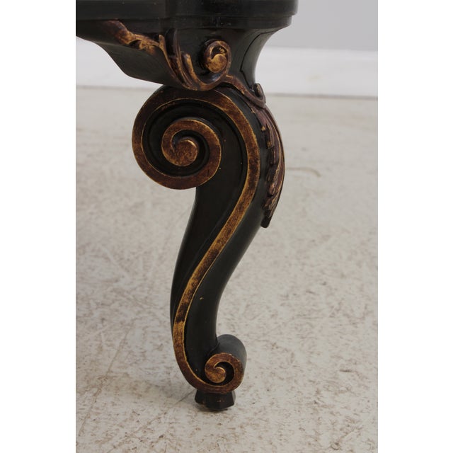 Vintage Large Eglomise Paint Decorated Coffee Table For Sale - Image 12 of 13