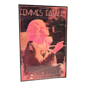 1974 Femmes Fatales Film Series Lithograph Poster, Framed