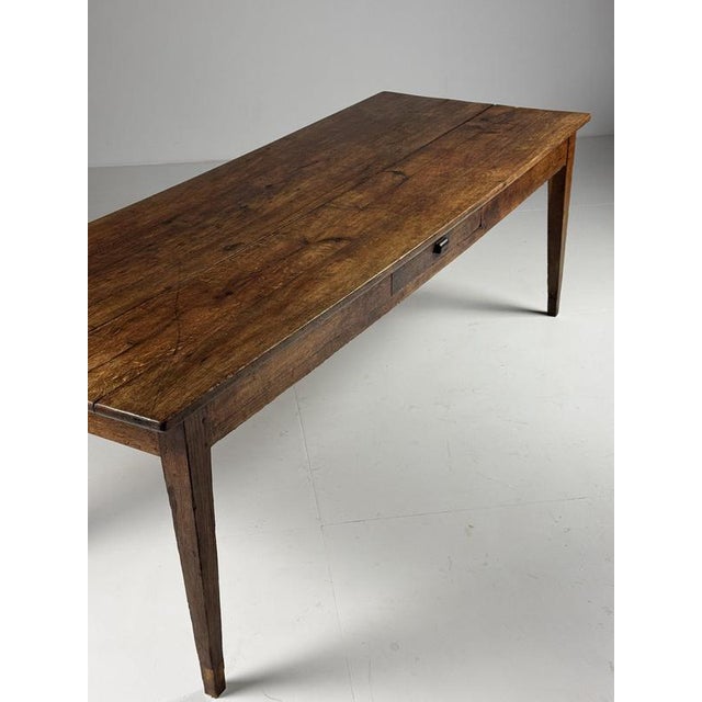 Brown French Farmhouse Dining Table For Sale - Image 8 of 18
