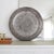 Silver Tin on Copper Hand Engraved Round Ghalamzani Persian Tray For Sale - Image 8 of 11
