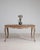 Wood Early 20th Century France Weathered Whitewash Carved Cerused Oak Console For Sale - Image 7 of 11
