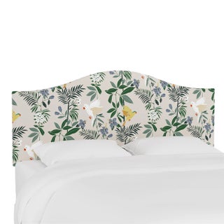 Kenmore Headboard in Cream Belize Chinoiserie, California King For Sale