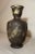 Brown Antique 19th Century Pottery Terracotta FGW Ferdinand Gerbing Brown Relief Vase For Sale - Image 8 of 10