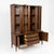 Mid-Century Modern Broyhill Saga Vintage Mid Century Modern Two Piece Buffet and Hutch China Cabinet C. 1960s, Attributed For Sale - Image 3 of 11