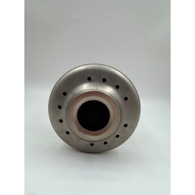 1950s Vintage German Oil Lamp Burner Cap Candleholder from Stoff Nagel, 1950s For Sale - Image 5 of 11