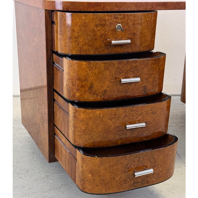 Wood Art Deco Model H-178 Writing Desk by Jindřich Halabala from Up Závody, 1930s For Sale - Image 7 of 18