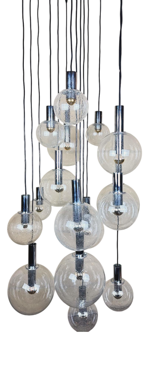 Vintage Cascade Chandelier, 1970s