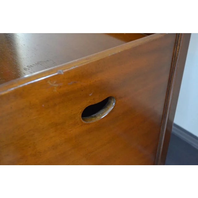 Kittinger Kittinger Chippendale Commode With Gallery in Walnut For Sale - Image 4 of 5