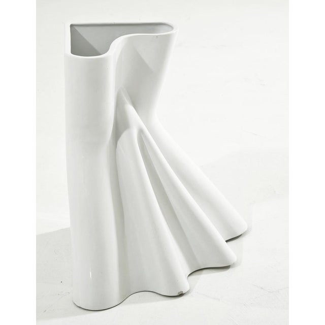 ENZO BIOLI, Il Picchio, Italy, ca. 1970. Glazed ceramic umbrella stand designed by Enzo Bioli for his Il Picchio factory,...