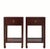 Pair of Single-Drawer Side Tables or Night Stands For Sale