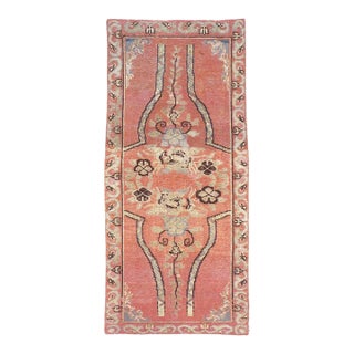 Galerie Shabab Collection Mid-20th Century Turkish Oushak Throw Rug For Sale