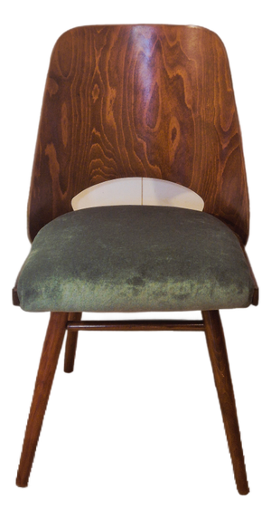 Mid-Century Czech Model 514 Chair in Walnut by Oswald Haerdtl for Ton, 1960s