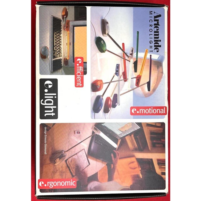 Microlight Lamp by Ernesto Gismondi for Artemide, 1990, Set of 3 For Sale - Image 9 of 18