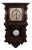 Vintage Oak Wall Clock with Carved Details, 1920s For Sale