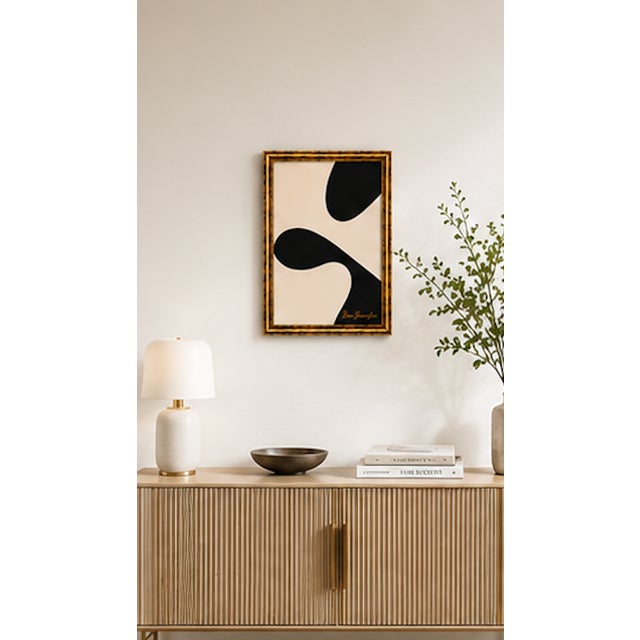 ✨ Warm Ivory & Black ✨ Painted in warm ivory and black acrylic paints, these original works by Bryan Boomershine explore...