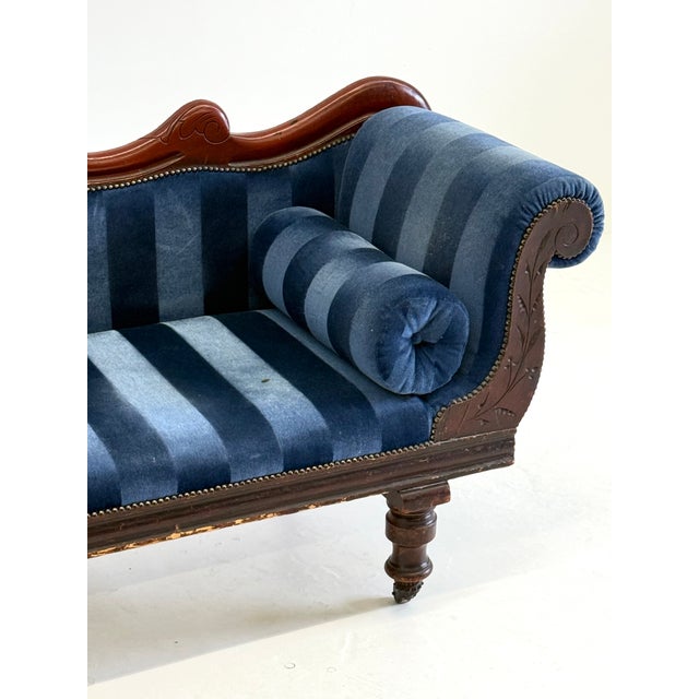 Antique Victorian Chaise Longue For Sale - Image 10 of 17