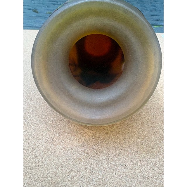 Art Nouveau Galle Cameo Vase For Sale - Image 3 of 10