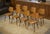 Vintage Brown Oak Chairs, 1960s, Set of 8 For Sale - Image 6 of 11