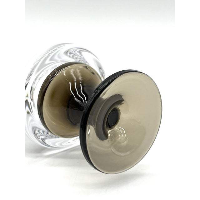 Brown White Wine Glasses with Colored Base from Rosenthal, 1960s, Set of 4 For Sale - Image 8 of 12