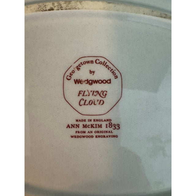 Late 20th Century Wedgwood Flying Cloud Ann McKim Georgetown Collection England - Set of 21 For Sale - Image 12 of 12