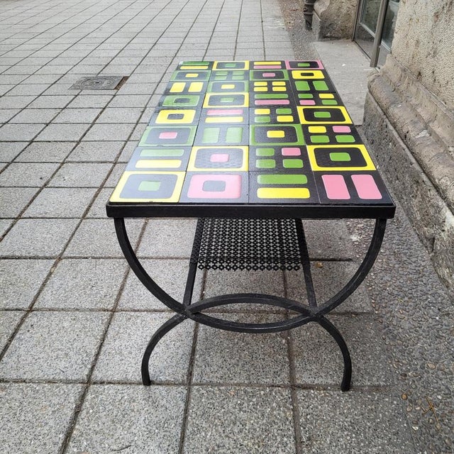 Coffee Table in Vallauris Ceramic from Roger Capron, 1960s For Sale - Image 10 of 18