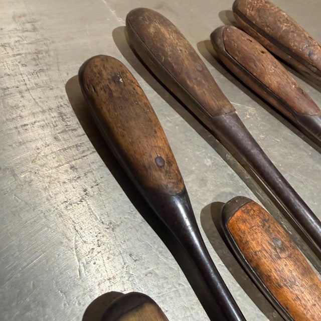 1940s Vintage Perfect Handle Screwdrivers Wooden Scales Riveted Metal Handle For Sale - Image 5 of 18