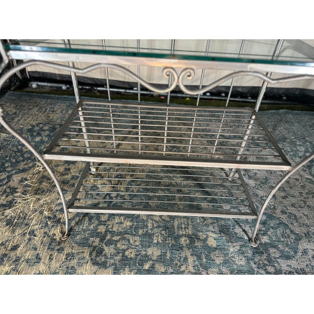 1990s Ethan Allen Legacy French Country Iron Bakers Rack Etagere Chairish