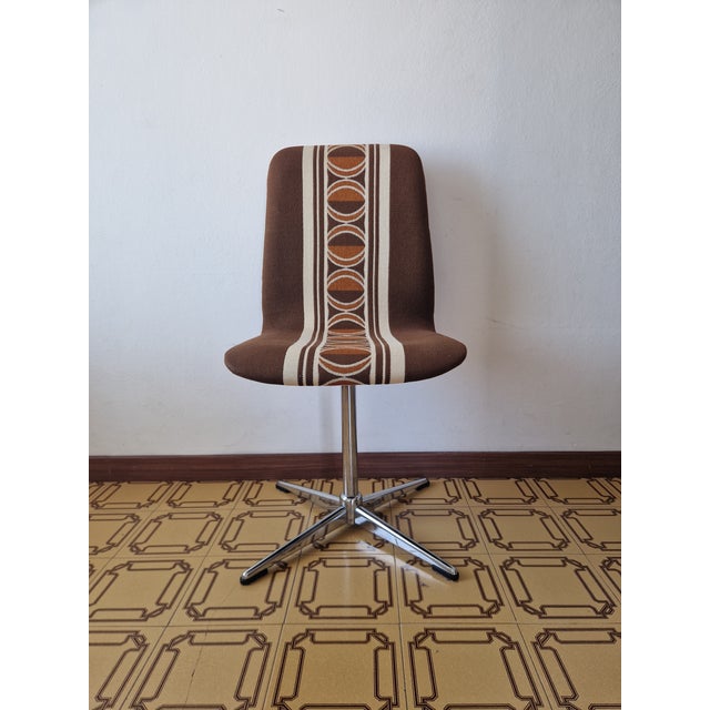 1970s Vintage Space Age Swivel Chair, 1970s For Sale - Image 5 of 7