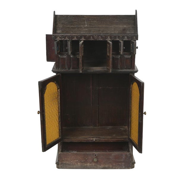 Indian Storage Cabinet, 1940s For Sale - Image 3 of 9