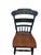Wood Pair of Vintage L Hitchcock Plank Bottom Dining Side Chairs Paint Decorated For Sale - Image 7 of 16