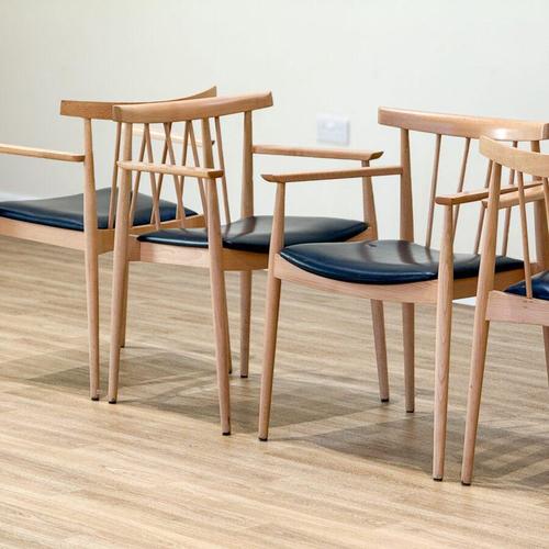 Wood Smile Side Chair by Lievore Altherr Molina for Andreu World For Sale - Image 7 of 18