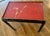 Stephen Cannell Estate: 1950s Chinese Red Lacquer Chinoiserie Accent Table For Sale In Los Angeles - Image 6 of 9