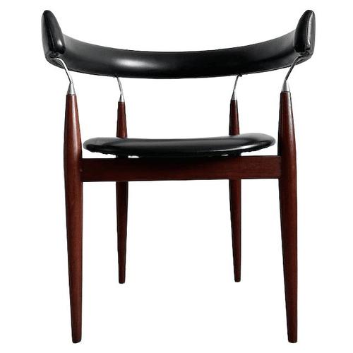 Metal Vintage Rondo Dining Room Chairs by Jan Lunde Knutsen for Sørli Fabrikker, 1960s, Set of 2 For Sale - Image 7 of 11