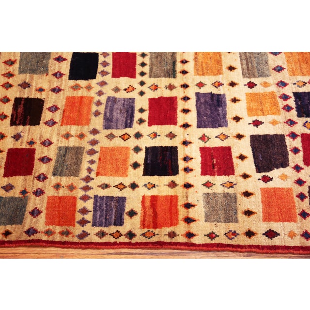 Nazmiyal Collection Vintage Persian Gabbeh Rug For Sale In New York - Image 6 of 8