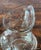 Traditional Vintage Krosno Poland Etched Crystal Larger Sized Lidded Sugar Bowl & Creamer, C1970s For Sale - Image 3 of 7