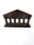 Traditional Cast Iron Architectural Greek Temple Parthenon Bookends / Decor For Sale - Image 3 of 14