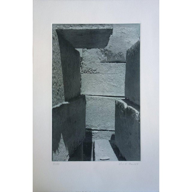 Olivier Houeix, Mur sur la Méditerranée, Etching For Sale