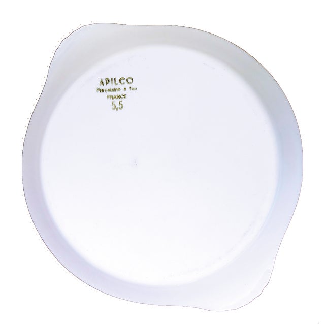 Rustic European Vintage French Apilco Gratin Dishes, S/5 For Sale - Image 3 of 4