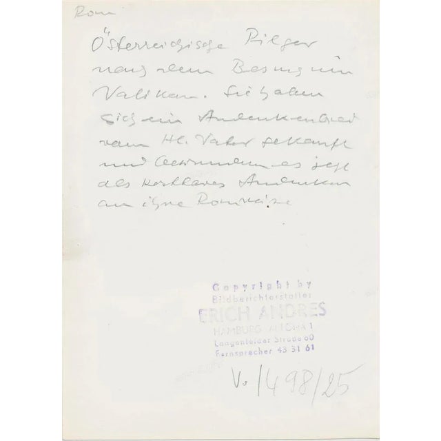 Gentlemen, Italy, 1950s, Black & White Photograph For Sale - Image 4 of 5